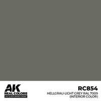 AK Real Colors Hellgrau-Light Grey RAL 7009 (Interior Color) Lacquer Paint 17mL