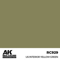 AK Real Colors US Interior Yellow Green Lacquer Paint 17mL