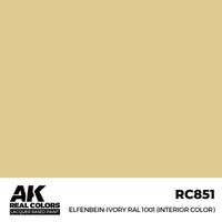 AK Real Color Elfenbein-Ivory RAL 1001 Lacquer Paint 17mL