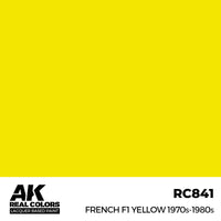 AK Real Colors French F1 Yellow 1970s-1980s Lacquer Paint 17mL