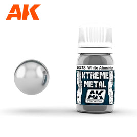 AK Metallics XTREME Metal White Aluminum 30mL