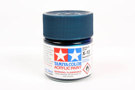 Tamiya Color X-13 Metallic Blue Gloss Acrylic Paint 23mL TAM81013