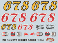 Midget Racer (1/20 Scale) Vehicle Model Kit