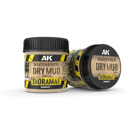 AK Acrylic Splatter Effects Dry Mud 100mL