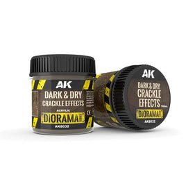 AK Acrylic Dark & Dry Crackle Effects 100mL