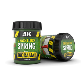 AK Diorama Grass Flock Spring 250mL