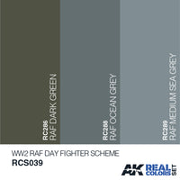 AK Real Colors WW2 RAF Day Fighter Scheme Paint Set