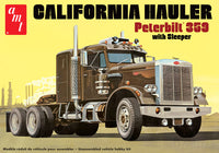 Peterbilt 359 California Hauler with Sleeper (1/25 Scale) Vehicle Model Kit