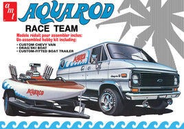 Aqua Rod Race 75' Chevy Van Race Boat Trailer (1/25 Scale) Vehicle Model Kit