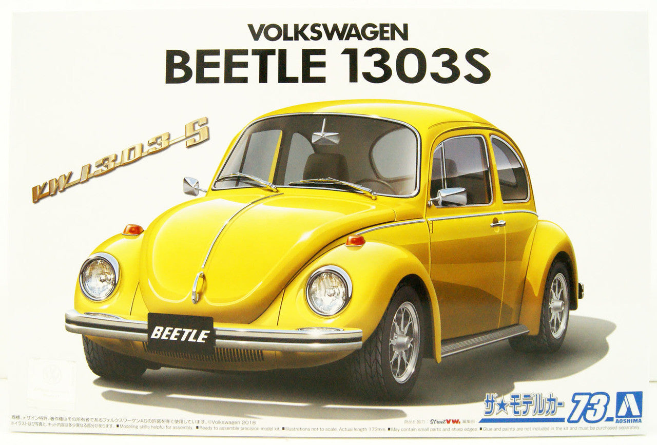 Volkswagen beetle 1303s 1/24 プラモ完成品 1974 VW Beetle Model 1303S Hardtop (1/24 Scale) Vehicle