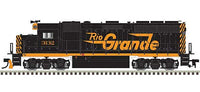 EMD GP40 Master(R) Silver Denver & Rio Grande Western 3136 (black, orange)