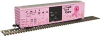FMC 5077 Single-Door Boxcar Railbox 40188 (pink, black, On Track for a Cure, Handprints)