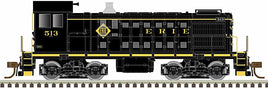 Alco S2 Standard DC Master Silver(R) Erie 513 (black, yellow) N Scale