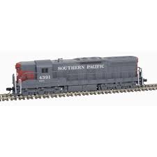 N EMD SD9 Standard DC Southern Pacific 4391 (gray, red)