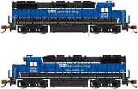 EMD GP38-2 Sound and DCC General American Marks Co. #2103 (GATX Locomotive Group; black, blue, white)