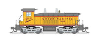 EMD NW2 - Sound and DCC - Paragon4(TM) -- Union Pacific #1093 (Armour Yellow, gray, red; Silver Trucks)