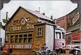 Star Diner Kit Scenic Building Kit
