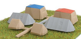 Camping Set With 6 Assorted Tents