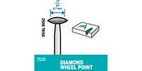 Diamond Wheel Point Dremel Bit