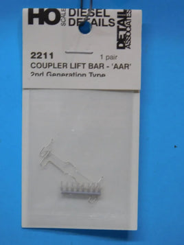 Coupler Lift Bars AAR Type 1 Bar & Brackets (2 Pack)