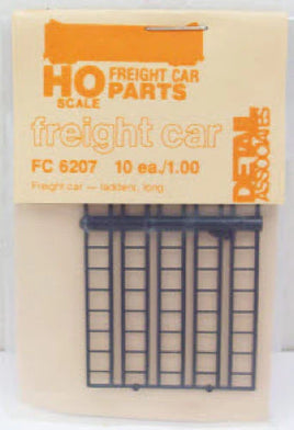 Freight Car Ladders Long (10 Pack)
