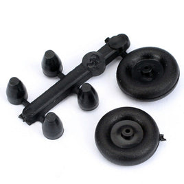 1/2" Micro Tail Wheels with Retainers