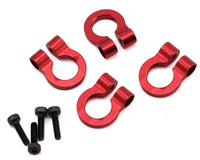 Red Aluminum Tow Shackle D-Rings (4 Pack)