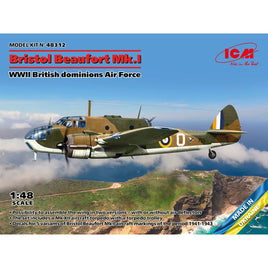 Bristol Beaufort Mk.I (1/48 Scale) Military Model Kit