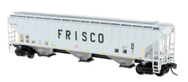 PS2CD 4750 Cubic Foot 3-Bay Covered Hopper St. Louis-San Francisco BN (Patched, gray, black, Billboard Frisco)