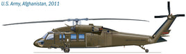 UH-60 Black Hawk (1/72 Scale) Aircraft Model Kit