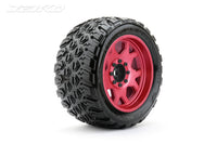 EX-KING COBRA 1/5 XMT Tires (RED Rims)