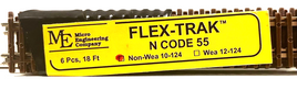 N Scale Code 55 Non-Weathered Flex-Track