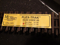 On30 Code 83 Weathered Flex-Trak(TM) 3' Long Sections (6 Pack)