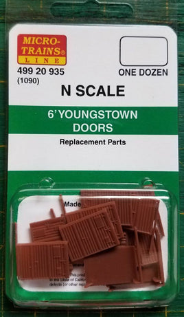 Box Car Doors 6' Youngstown Style 40' Cars (12 Pack)