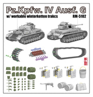 Panzer IVG with WinterKetten (1/35 Scale) Military Model Kit