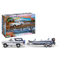 1980 Ford Bronco with Bass Boat (1/24 Scale) Vehicle Model Kit