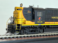 Alco RS11 Standard DC Northern Pacific 913 (As-Delivered, black, yellow)