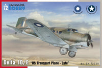 Delta 1D/E U.S Transport Late Type (1/72 Scale) Aircraft Model Kit