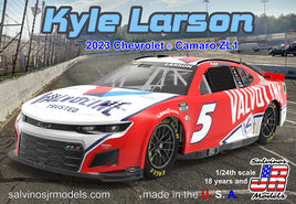 Kyle Larson 2023 NASCAR Camaro ZL1 Valveoline (1/24 Scale) Vehicle Model Kit