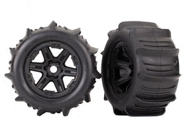 3.8" Wheels Paddle Tires with Foam Inserts
