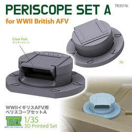 Periscope Set for British AFV (1/35 Scale) Model Detail Accessory