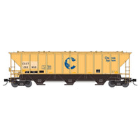 N CSX PS Chessie Re-Stencil Covered Hopper #253858