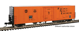 HO 57' Mechanical Reefer Pacific Fruit Express(TM) #455998 (orange, black, white)