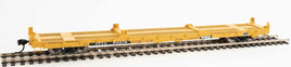 60' Pullman-Standard Flatcar Trailer-Train VTTX #92276 (20' & 40' Container Loading; yellow, black, white)