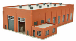 Two-Stall 130' Brick Diesel House Building Kits