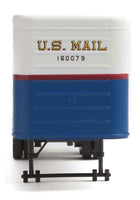 35' Fluted-Side Trailer 2-Pack US Mail (blue, white, red stripe, gold shadow lettering)