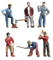 Scenic Accents(R) Figures Lumberjacks (6 Pack)