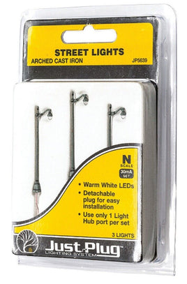 N Street Lights Arched Cast Iron (3 Pack)