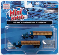 Mini Metals Peoples Beer White WC 22 Tractor/Trailer