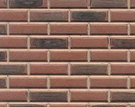 .145" Red Bricks Patterned Sheets .020 x 7 x 12" (2 Pack)